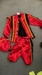 Luxe pietenpak 128 met broek en muts, Diversen, Sinterklaas, Ophalen of Verzenden, Zo goed als nieuw