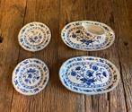 Vintage porselein set Wellco Krefeld - Kobalt Zwiebelmuster, Ophalen of Verzenden