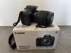 Canon EOS 77D + 18-135mm USM f/3.5-5.6 Zwart, Ophalen, Gebruikt, Spiegelreflex, Canon