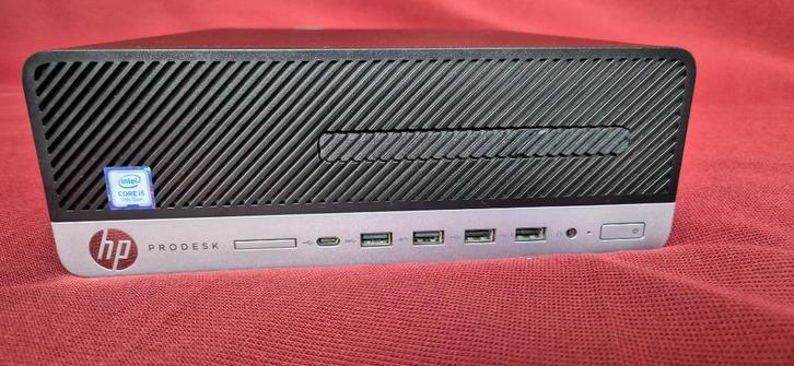 Compacte Krachtige HP Prodesk 600 G3 PC i5 LCD 24 inch + W11, Computers en Software, Desktop Pc's, Refurbished, 4 Ghz of meer
