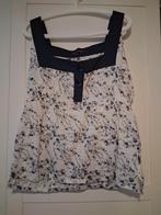 Watcher Zomer Top - Bloemenprint & Pailletten - Maat M, Kleding | Dames, Wit, Maat 42/44 (L), Ophalen of Verzenden, Zo goed als nieuw