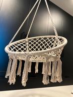 Hangstoel beige touw slaapkamer kinderkamer stoel, Tuin en Terras, Ophalen, Gebruikt, Eenpersoons