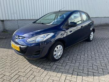 Mazda 2 1.3 55KW 5DRS 2012 Blauw Bi Fuel beschikbaar voor biedingen