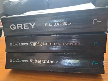 E.L. James - 3 Delen 50 Shades of Grey / 50 Tinten Grijs beschikbaar voor biedingen