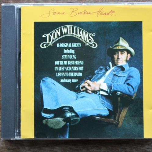 CD..Don Williams   ---   Some Broken Hearts, Cd's en Dvd's, Cd's | Country en Western, Zo goed als nieuw, Ophalen of Verzenden