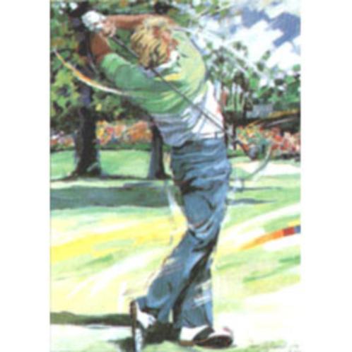 10 posters " Golf  " van Jan Hofland , samen € 25, Sport en Fitness, Golf, Nieuw, Overige typen, Ophalen of Verzenden