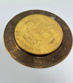 decoratieve messing schaal wand-bord kamelen Tunesië bedankt, Antiek en Kunst, Ophalen of Verzenden