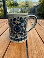 Bierpul met oor Delfts Blauw 12,5cm - Oud Delft, Antiek en Kunst, Antiek | Keramiek en Aardewerk, Ophalen