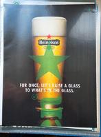 Heineken reclame, Verzamelen, Biermerken, Ophalen of Verzenden, Reclamebord, Plaat of Schild, Heineken