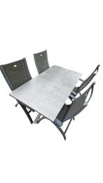 Hartman Dining Tuinset, Tuin en Terras, Tuinsets en Loungesets, Ophalen, 4 zitplaatsen, Gebruikt, Aluminium