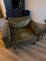 Stoere Love seat groen in mooie en prima staat, Huis en Inrichting, Fauteuils, Ophalen, Overige materialen, 75 tot 100 cm, Zo goed als nieuw