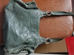 Grijze vintage damestas, Sieraden, Tassen en Uiterlijk, Tassen | Damestassen, Ophalen of Verzenden, Gebruikt, Grijs, Handtas