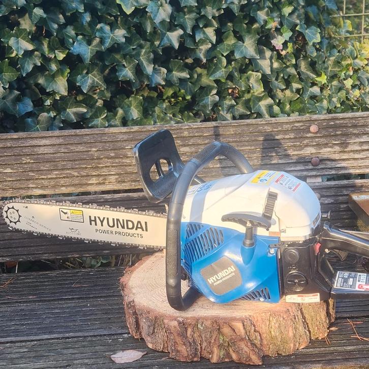 Hyundai Kettingzaag lumber series - Zo goed als nieuw, Tuin en Terras, Overige Tuin en Terras, Zo goed als nieuw, Ophalen