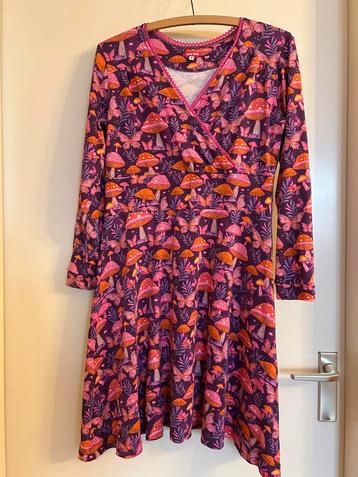 Tante Betsy jurk Swirly Mushrooms labelmaat S valt ruim beschikbaar voor biedingen