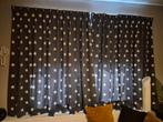 HEMA kindergordijn 220x153 cm grijs witte sterren, Kinderen en Baby's, Kinderkamer | Inrichting en Decoratie, Ophalen of Verzenden