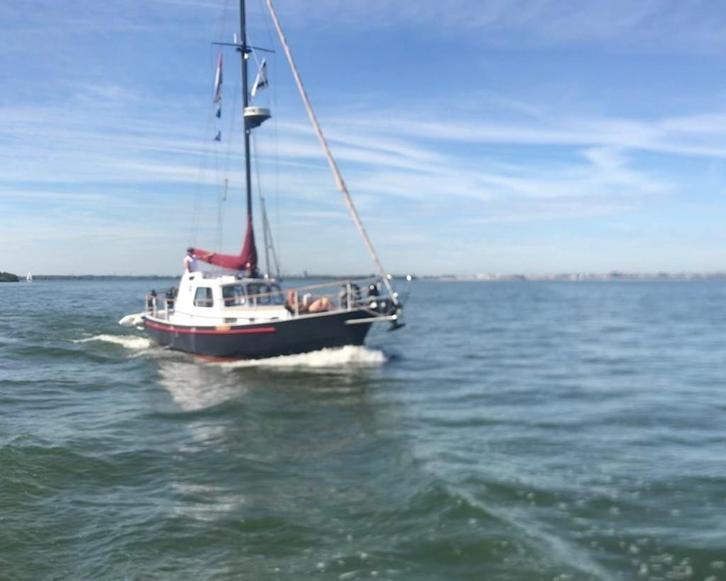 Kotter, Watersport en Boten, Motorboten en Motorjachten, Gebruikt, Staal, 9 tot 12 meter, Diesel, Binnenboordmotor, 50 pk of meer