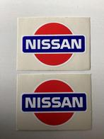 2 stickers Nissan (logo), Auto of Motor, Zo goed als nieuw, Verzenden