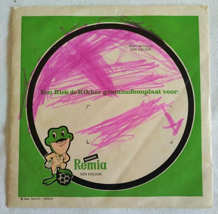 Single Een Rick de Kikker grammofoonplaat voor:  Remia Marga, Cd's en Dvd's, Vinyl Singles, Gebruikt, Single, Kinderen en Jeugd