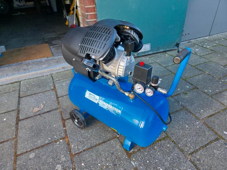 Güde compresor, Doe-het-zelf en Verbouw, Compressors, Zo goed als nieuw, 10 bar of meer, 25 tot 100 liter, Minder dan 200 liter/min