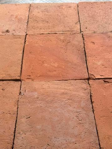 Terracotta tegels 2,8m2 - estriken plavuizen - 17x17x2cm beschikbaar voor biedingen