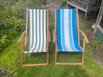 Vintage strandstoelen, Ophalen, Gebruikt, Hout