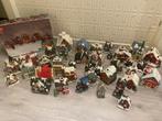 Grote verzameling kerst huisjes / kerstdorp, Diversen, Kerst, Ophalen of Verzenden, Zo goed als nieuw