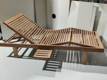 Teakea Teakhouten ligstoel Sunlounger teak ligbed 200x62x95 beschikbaar voor biedingen