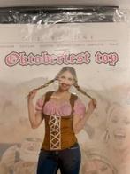 NIEUW! Oktoberfest top, bruin/roze geruit, 10x, S/M, €31,99, Kleding | Heren, Carnavalskleding en Feestkleding, Nieuw, Overige thema's