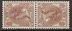 Nederland - NVPH 61b** keerdrukpaar (tête-bêche) originele g, Postzegels en Munten, Postzegels | Nederland, Verzenden, T/m 1940
