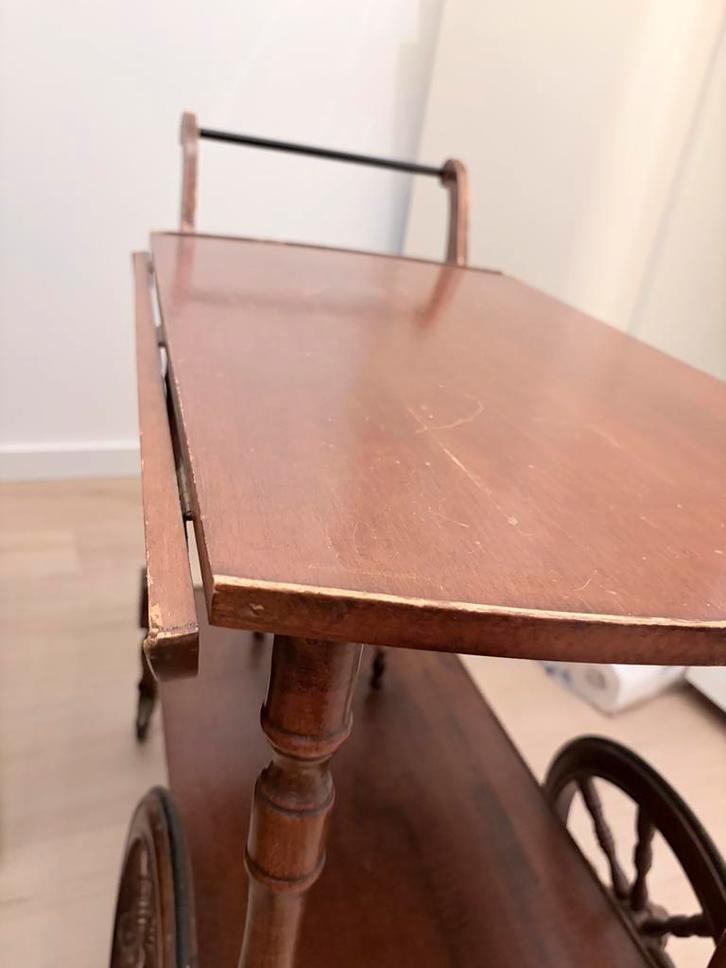 Nu 50€! Antiek theekarretje / drankkarretje, Huis en Inrichting, Woonaccessoires | Overige, Gebruikt, Ophalen