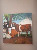 Schilderij  De stier van potter, Ophalen, Zo goed als nieuw, Schilderij, 75 tot 100 cm