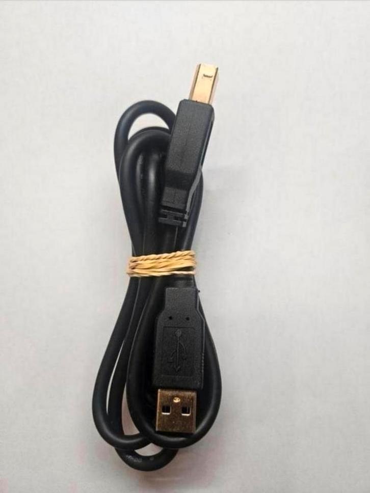 USB A naar B 2.0 Printerkabel 1.8m - Vergulde Connectoren, Computers en Software, Pc- en Netwerkkabels, Zo goed als nieuw, Ophalen of Verzenden
