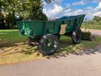 Antieke houten boerenwagen op luchtbanden, Ophalen, Zo goed als nieuw