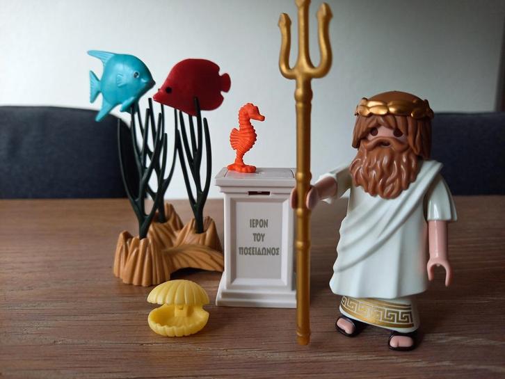 Playmobil Poseidon - 9523 COMPLEET, Kinderen en Baby's, Speelgoed | Playmobil, Zo goed als nieuw, Complete set, Ophalen of Verzenden