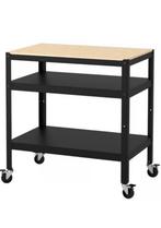 IKEA BROR roltafel zwart, Huis en Inrichting, Ophalen, Zo goed als nieuw