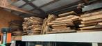 15 m3 schaaldelen stamdelen aangeboden gedroogd  spatzuiver, Doe-het-zelf en Verbouw, Hout en Planken, Ophalen, Nieuw, Eiken, Plank