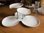 Villeroy &Boch New Wave wit porselein etagère serveer schaal, Nieuw, Ophalen of Verzenden, Schaal of Schalen, Overige stijlen