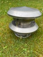 RVS Schoorsteen trekkap 125 mm aansluiting, Huis en Inrichting, Kachels, Ophalen of Verzenden, Gebruikt, Hout, Houtkachel