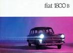 Folder Fiat 1800 B (ca.1964), Verzenden, Gelezen, Overige merken