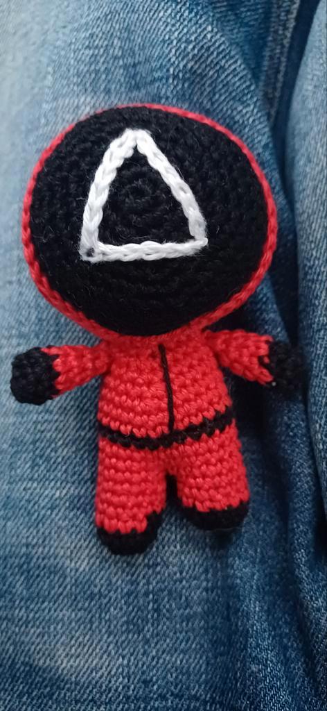 SQUID GAME knuffel zelfgemaakt - Nieuw, Kleding | Heren, Carnavalskleding en Feestkleding, Zo goed als nieuw, Ophalen of Verzenden