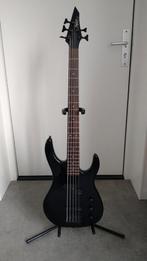 Squier HM 5 snarige basgitaar, Muziek en Instrumenten, Snaarinstrumenten | Gitaren | Bas, Ophalen, Gebruikt, Elektrisch, 5-snarig