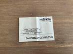 Marklin instructie boekje van een BR 143, Ophalen of Verzenden, Zo goed als nieuw, Märklin