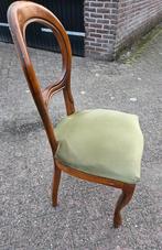 Mooie stevige stoel met stoffen zitting, Huis en Inrichting, Stoelen, Ophalen, Zo goed als nieuw