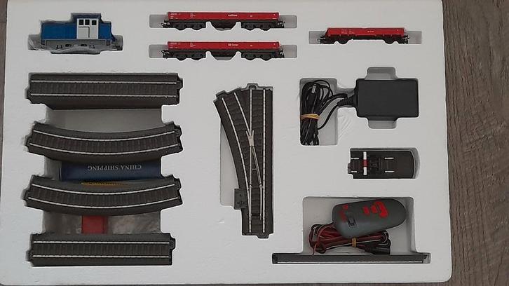 Marklin digitale startset loc en wagons railbaan en regelaar, Hobby en Vrije tijd, Modeltreinen | H0, Zo goed als nieuw, Treinset