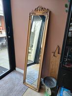 Spiegel vrijstaand met barok lijst verstelbaar 160x40 goud, Huis en Inrichting, Woonaccessoires | Spiegels, Ophalen, Rechthoekig