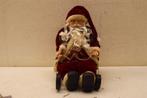 Kerstman zittend op de slee 44377, Ophalen of Verzenden, Gebruikt