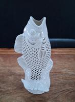 vintage wit porselein ajour koi karper opengewerkt h= 25,5cm, Antiek en Kunst, Ophalen of Verzenden