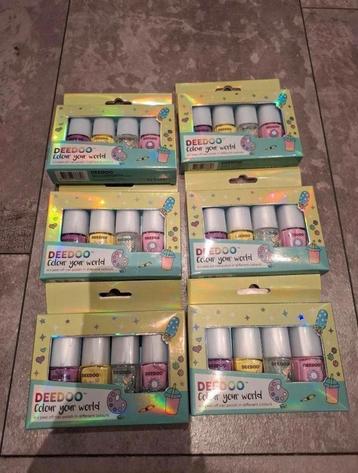  6 nieuwe DEEDOO colour your world nagellak (advr 357) beschikbaar voor biedingen