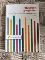 Statistiek in woorden - Anke Slotboom, Gelezen, Anke Slotboom, Beta, HBO