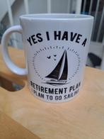 Leuke mok voor pensionado, Nieuw, Ophalen of Verzenden, Overige stijlen, Kop(pen) en/of Schotel(s)